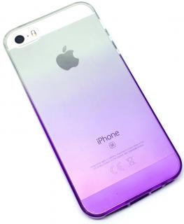 Silikonový kryt na iPhone 5/5s/SE - Fialový