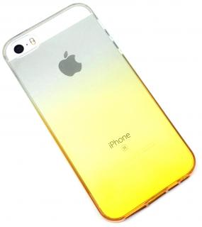 Silikonový kryt na iPhone 5/5s/SE - Žlutý