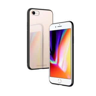 Zrcadlový zadní kryt pro iPhone 7/8 - Růžovo-Zlatý