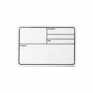 Adam Hall Tour label, white 177 x 127mm