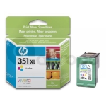 HP 351XL inkoustová náplň CB 338EE large tri-colour CMY