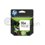 HP 704 inkoustová náplň CN693AE tri-colour CMY