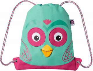 Affenzahn Kids Sportsbag Owl - turquoise