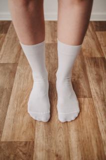 Be Lenka barefootové ponožky bílé Velikosti ponožek, rukavic: 35-38