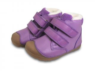 Bundgaard Petit Mid Winter Velcro Purple Velikost obuvi: 25