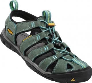 Keen Clearwater CNX Leather Mineral blue/yellow Velikost obuvi: 40