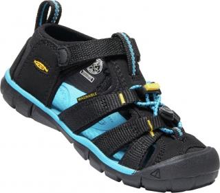 Keen Seacamp CNX Black/Keen Yellow Velikost obuvi: 25/26