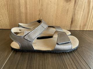 Protetika dámské sandálky BELITA Stříbrná metalická Velikost obuvi: 37
