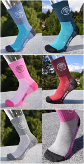 Surtex - letní ponožky dětské (2021), 70% merina, mix barev Velikosti ponožek, rukavic: 18-19