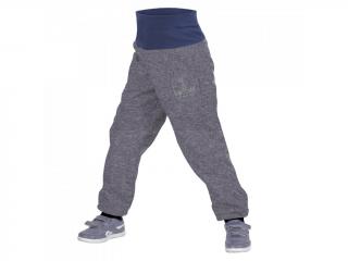 UNUO dětské softshellové kalhoty s fleecem UNI, šedá Velikost oblečení: 104-110