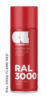 Akrylátová barva RAL Akrylátová barva (RAL3000) ohnivě červená 400ml
