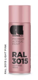 Akrylátová barva RAL Akrylátová barva (RAL3015) světle růžová 400ml