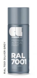Akrylátová barva RAL Akrylátová barva (RAL7001) stříbrošedá 400ml