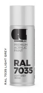 Akrylátová barva RAL Akrylátová barva (RAL7035) šedá světle lesklá, matná 401