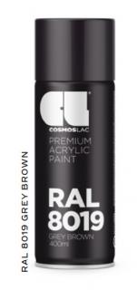 Akrylátová barva RAL Akrylátová barva (RAL8019) šedohnědá 400ml
