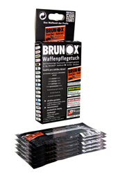 Brunox - utěrka na čištění zbraní (5 ks, 18cmx20cm)