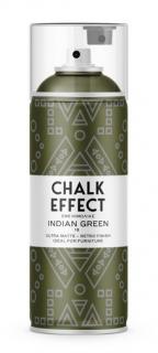 CHALK EFFECT - barvy s křídovým efektem 400 ml Spray No18 křídový efekt INDIAN GREEN 400 ml