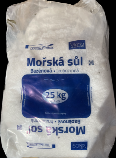 Bazénová mořská sůl - 25 kg - Chorvatsko - pouze osobní odběr