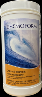 Chlorový granulát rychlorozpustný 1kg - chloršok, CHEMOFORM