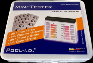 Mini-tester tabletkový bazénový tester (Cl/Ph) - PROFI