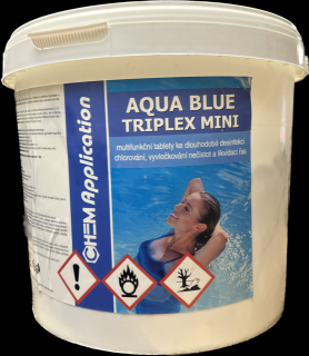 Triplex tablety MINI 5kg (po 20g) - chlor trio (kombi tablety) AQUA BLUE