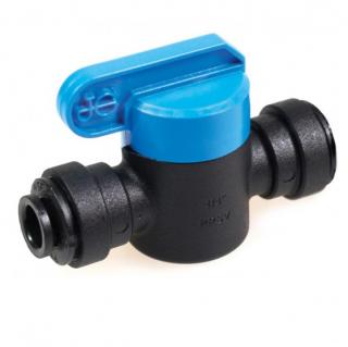 Uzavírací ventil - prop. potrubí 1/4  (6,35mm) / prop. pot. 1/4  (6,35mm) dávkovací pumpy Aseko