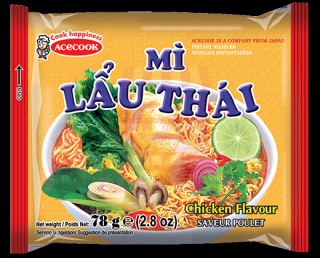 Acecook - Lau Thai inst. nudle kuřecí - 78g