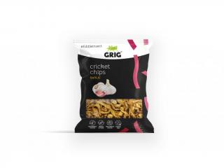 Grig - Cvrččí chipsy Česnek - 70g