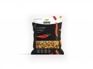 Grig - Cvrččí chipsy Chilli - 70g