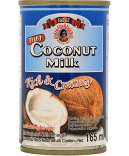 SUREE - Kokosové mléko 17 - 19% - 165 ml - Po expiraci