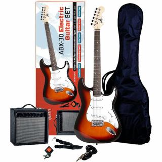 ABX 30 SET elektrická kytara, kombo,obal,ladička,kabel