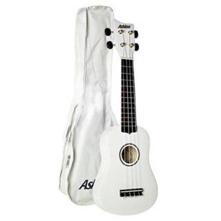 Ashton UKE 110 WH bílé sopránové ukulele + obal zdarma