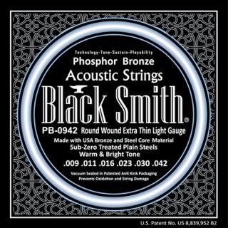 Black Smith PB0942 kovové struny pro akustickou kytaru