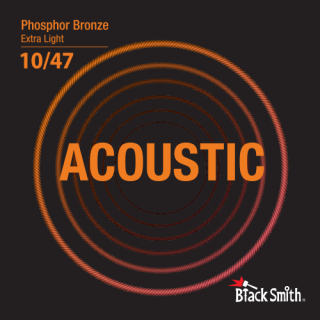 Black Smith PB1047 kovové struny pro akustickou kytaru