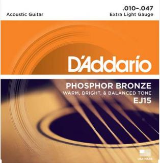 D'ADDARIO EJ15 kovové struny pro akustickou kytaru