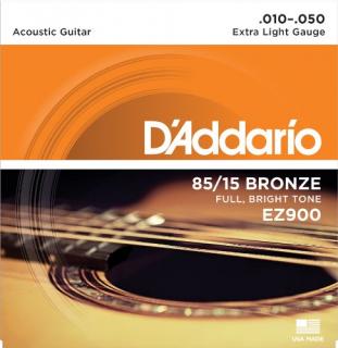 D'ADDARIO EZ900 kovové struny pro akustickou kytaru