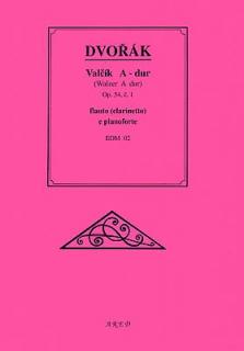 Dvořák - Valčík A-dur  Op.54, č.1 pro flétnu (klarinet) a piáno