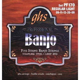 GHS PF170 regular light struny na banjo 09