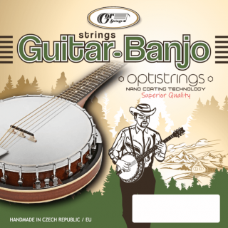 GORSTRINGS KB5-1047P NANO struny na šestistrunné banjo .010 - .047 Phospor Bronze