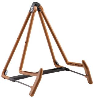 K&M kytarový stojan - ocelový, design korek, držák trsátek