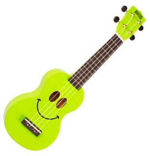 Mahalo U-SMILE Green ukulele + obal