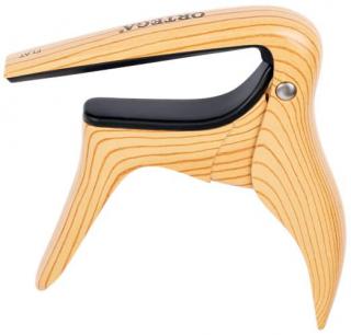 ORTEGA kapodastr klasická kytara imitace dřeva + obal zdrama