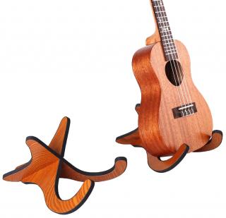 Pecka dřevěný stojan na ukulele/mandolínu a housle/violu