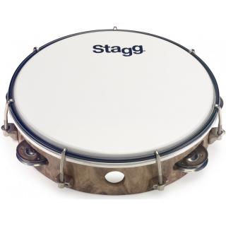 Stagg TAB-108P/WD, laditelná tamburína s blánou, 8