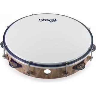 Stagg TAB-110P/WD, laditelná tamburína s blánou, 10