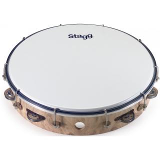 Stagg TAB-112P/WD, laditelná tamburína s blánou, 12