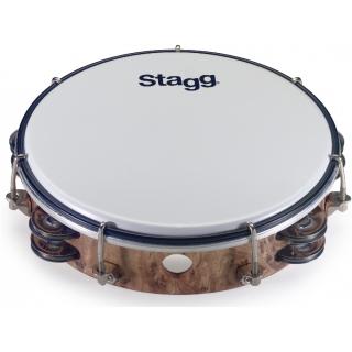 Stagg TAB-208P/WD, dvouřadá laditelná tamburína, 8