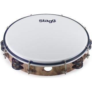 Stagg TAB-210P/WD, dvouřadá laditelná tamburína, 10