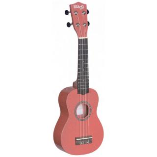 Stagg US LIPS, sopránové ukulele, růžové