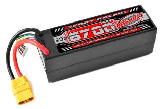 Corally Sport Racing 6700mAh 14.8V 4S 50C LiPo (XTT-90) TRX konektor